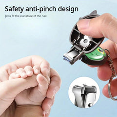 Mini Owl Nail Clipper Keychain Hanging Ornaments Splash-proof Cutter