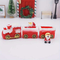Mini Doll House Santa Claus Window Decoration