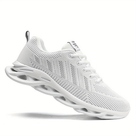 Women's Lace up Blade Running Shoes Soft Sole Mesh Sneakers