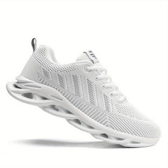 Women's Lace up Blade Running Shoes Soft Sole Mesh Sneakers