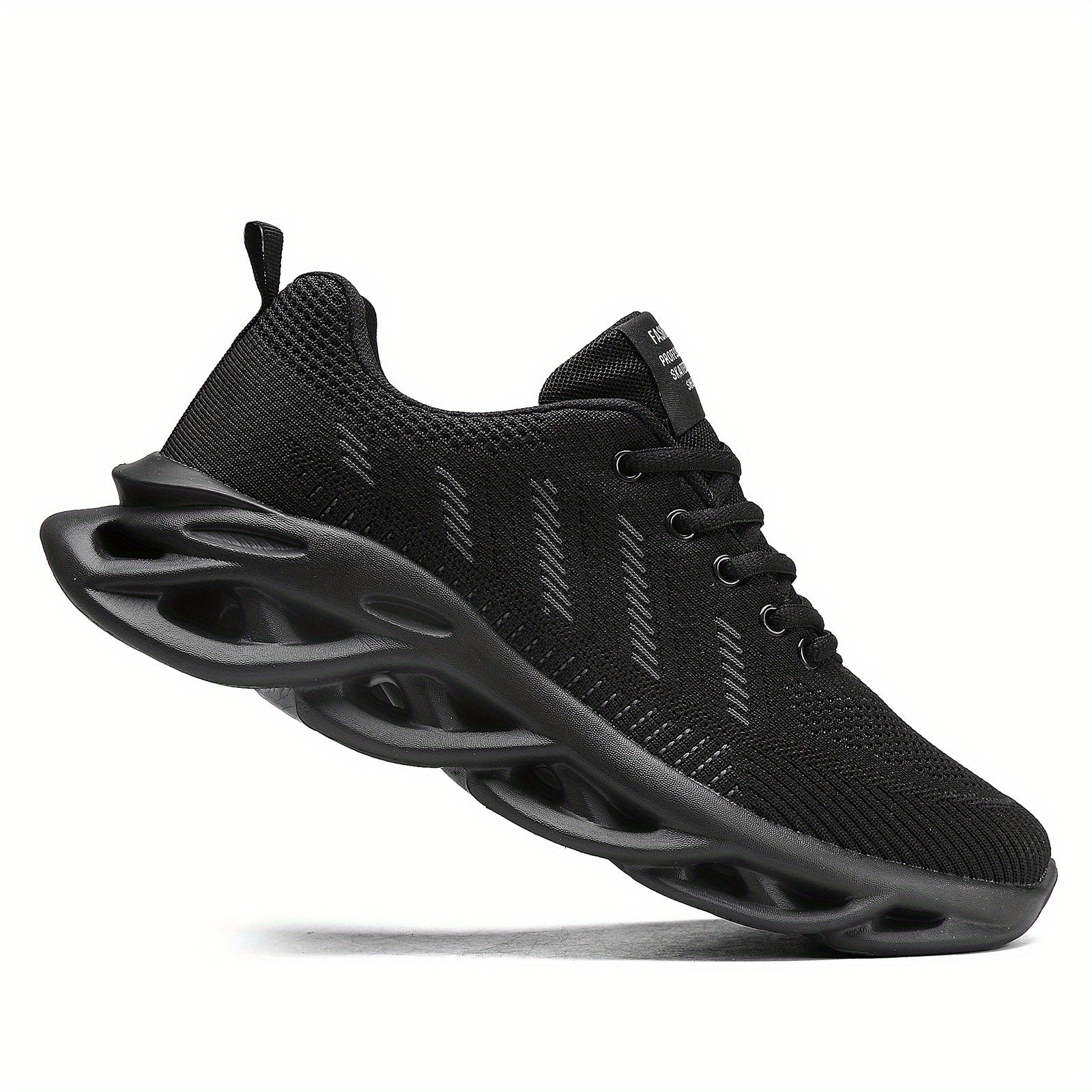 Women's Lace up Blade Running Shoes Soft Sole Mesh Sneakers