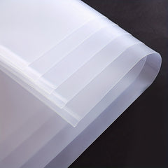 A4 Transparent Plastic Envelope File Bag with Snap Button