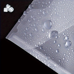A4 Transparent Plastic Envelope File Bag with Snap Button