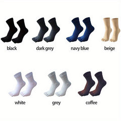 5 Pairs Five Finger Toe Socks Assorted Varieties