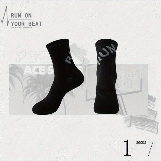 Quick Drying Breathable Crew Socks for Running - 1 Pair