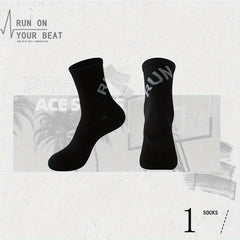 Quick Drying Breathable Crew Socks for Running - 1 Pair