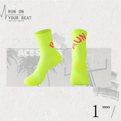 Quick Drying Breathable Crew Socks for Running - 1 Pair
