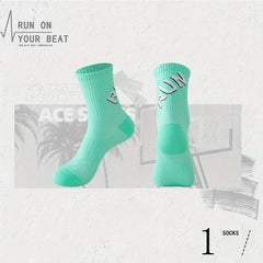 Quick Drying Breathable Crew Socks for Running - 1 Pair