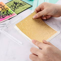 7pcs Card Corners Helpers for Easy Layering Ruler Tools