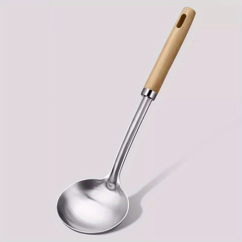 Stainless Steel Kitchenware Set with Wooden Handle