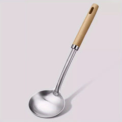 Stainless Steel Kitchenware Set with Wooden Handle