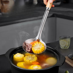 Stainless Steel Kitchenware Set with Wooden Handle