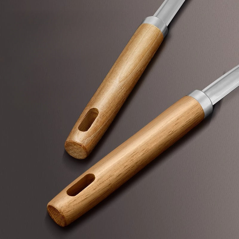 Stainless Steel Kitchenware Set with Wooden Handle