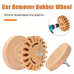 Car Rubber Wheel Adhesive Remover Drill Adapter Polishing Tool