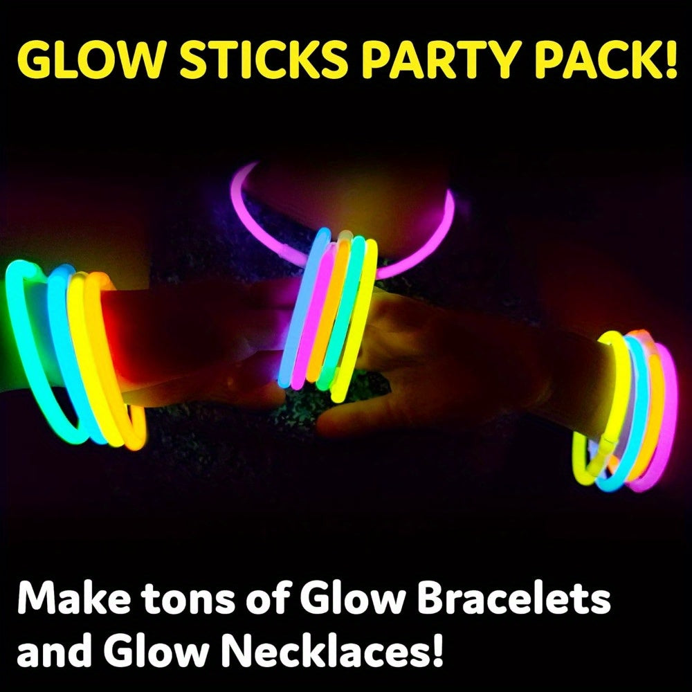 100pcs Glow Sticks Neon Party Decorations Glow Necklaces
