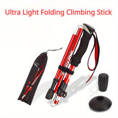 Portable 5 Section Trekking Pole for Hiking, Walking - Telescopic & Lightweight