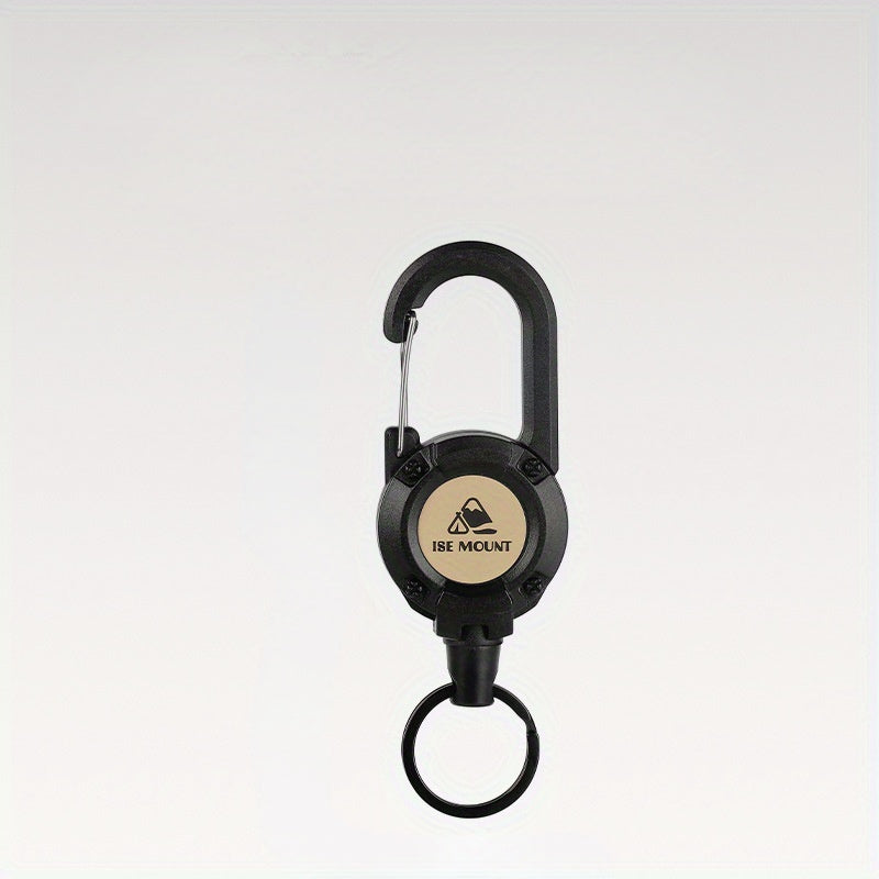 Telescopic Keychain With Wire Rope Backpack Hanging Buckle