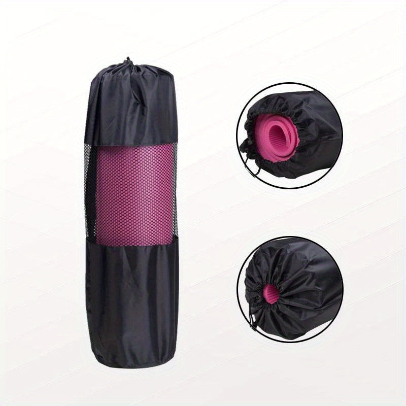 Yoga Mat Storage Bag Mesh Carrier Adjustable Strap