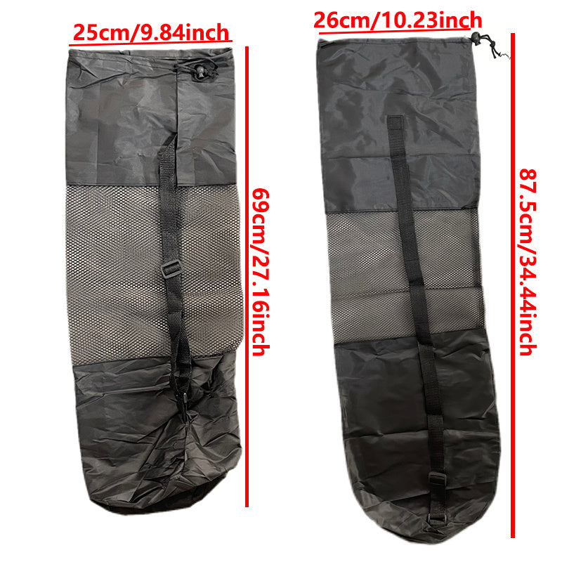 Yoga Mat Storage Bag Mesh Carrier Adjustable Strap