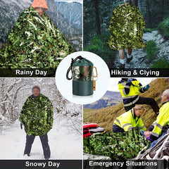 Aluminum Foil First Aid Sleeping Bag - Outdoor Camping