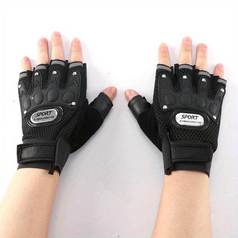 Outdoor Cycling Gloves Fingerless Training Wear Resistant Non-slip