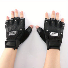 Outdoor Cycling Gloves Fingerless Training Wear Resistant Non-slip
