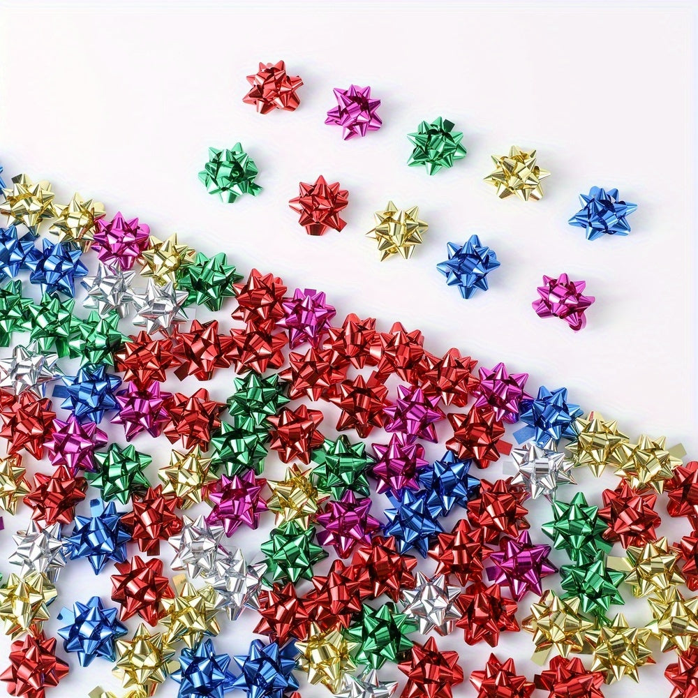 100pcs Bright Bows for Gift Wrapping Mini Gift Wrap Bows Valentines