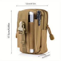 Portable Zipper Waist Bag for Outdoor Sports Fitness Travel
