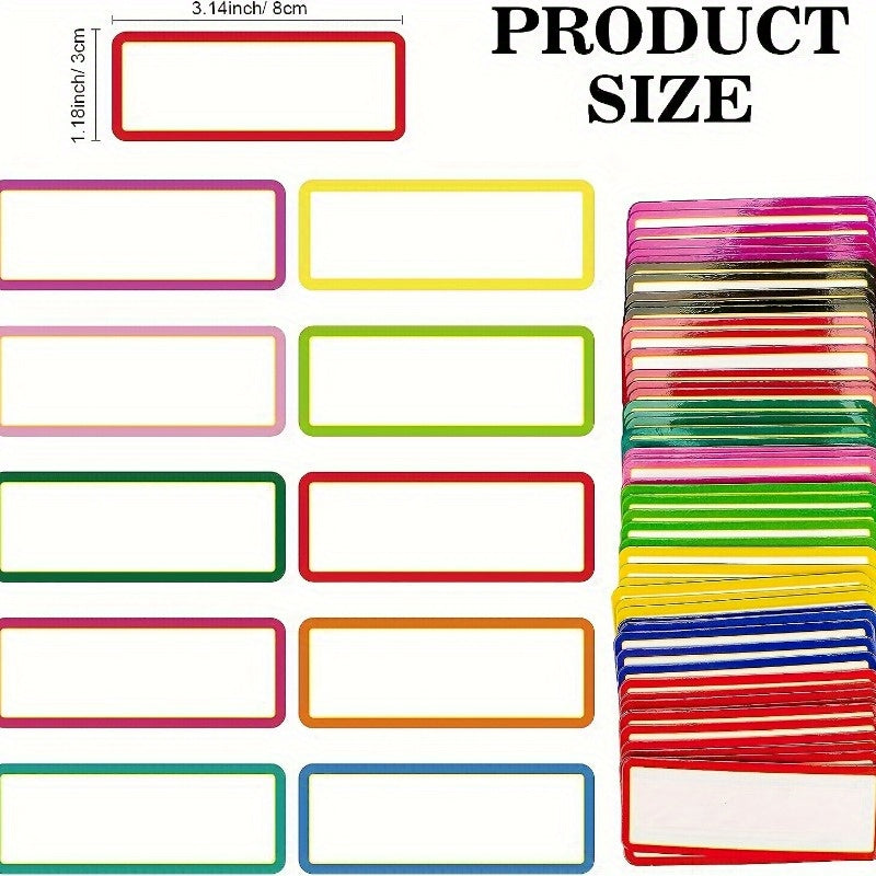 20PCS Magnetic Dry Erase Labels Name Plate Tags Writable Magnet Sheets
