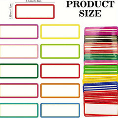 20PCS Magnetic Dry Erase Labels Name Plate Tags Writable Magnet Sheets