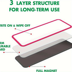 20PCS Magnetic Dry Erase Labels Name Plate Tags Writable Magnet Sheets
