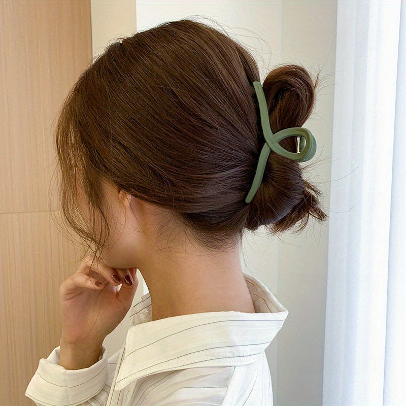 Matte Large Hair Claw Clip Non-slip Women Girls Daily Party Outdoor Decors