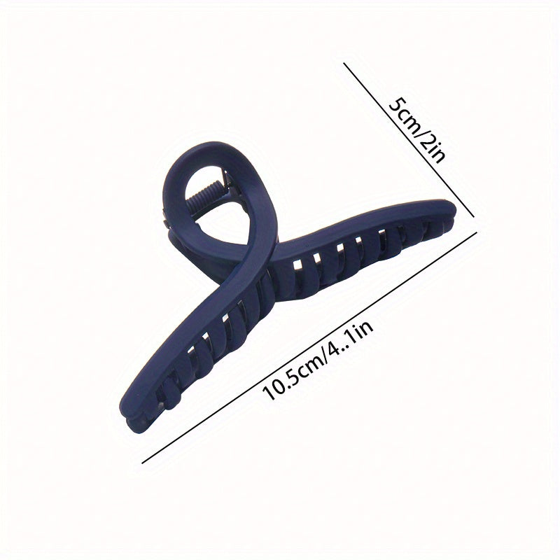 Matte Large Hair Claw Clip Non-slip Women Girls Daily Party Outdoor Decors