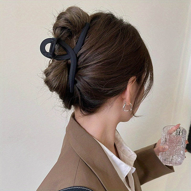 Matte Large Hair Claw Clip Non-slip Women Girls Daily Party Outdoor Decors