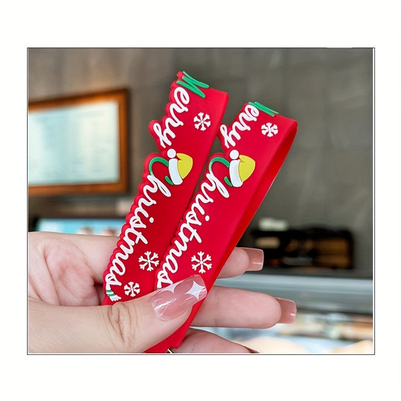 Santa Claus Keychain Wristlet Strap Backpacks Bags Key Chain