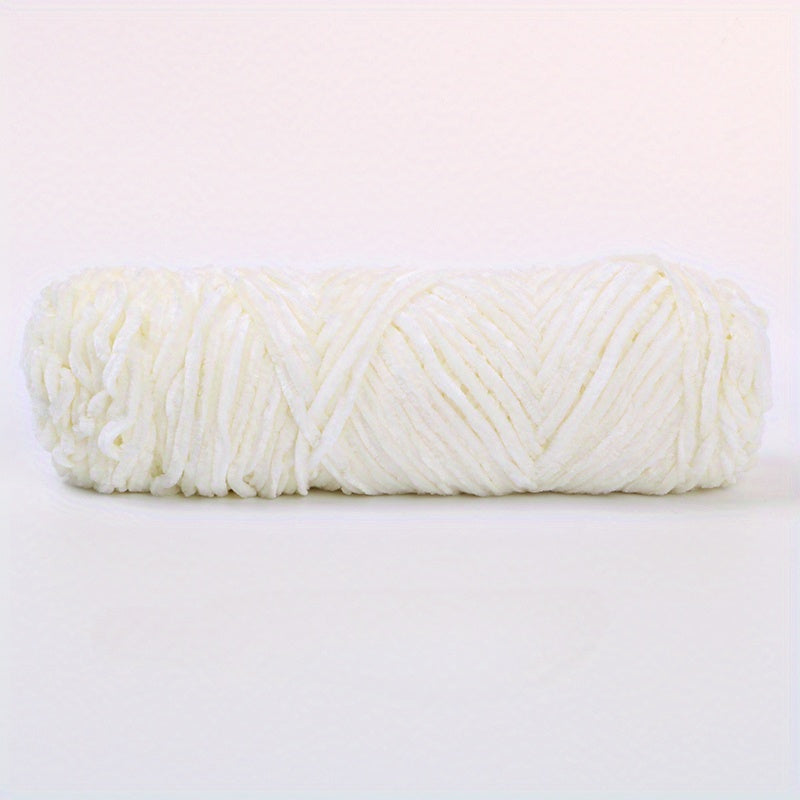 Chenille Golden Velvet Yarn Soft Comfortable Yarn Knitting Crochet 60M