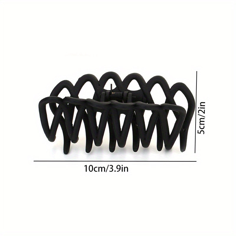 Matte Large Hair Claw Clip Non-slip for Women Daily Party Outdoor Decor