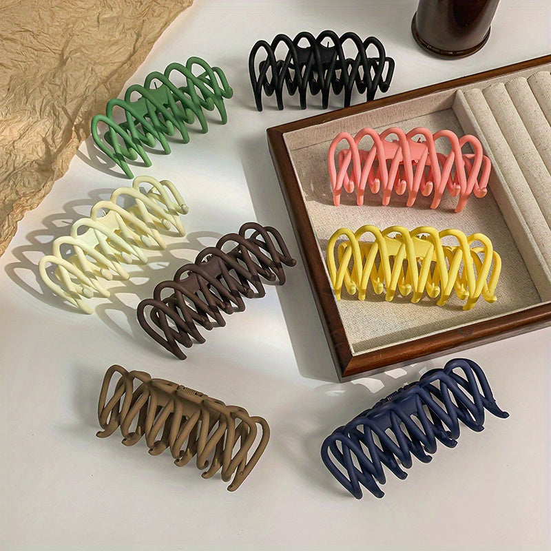Matte Large Hair Claw Clip Non-slip for Women Daily Party Outdoor Decor