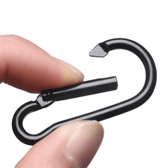 3pcs Aluminum D Carabiner Snap Clip Hook Camping Hiking Tool