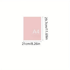 50pcs A4 Colored Cardboard 230g Painted Greeting Card Paper Art