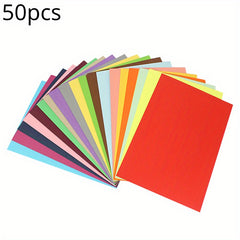 50pcs A4 Colored Cardboard 230g Painted Greeting Card Paper Art