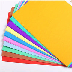 50pcs A4 Colored Cardboard 230g Painted Greeting Card Paper Art