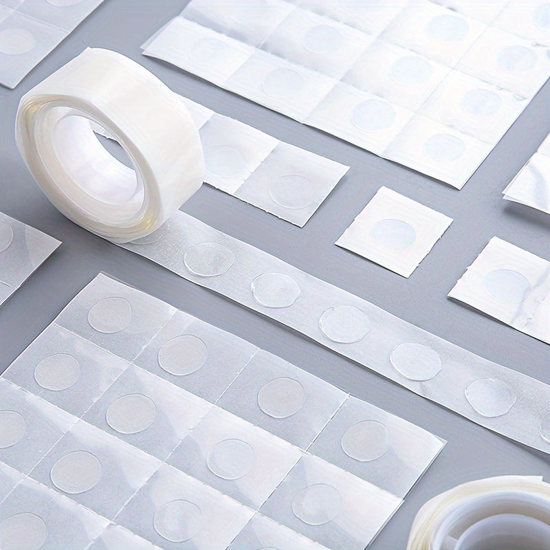 200pcs Transparent Dot Adhesive Tape for Scrapbook Crafts