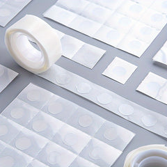 200pcs Transparent Dot Adhesive Tape for Scrapbook Crafts