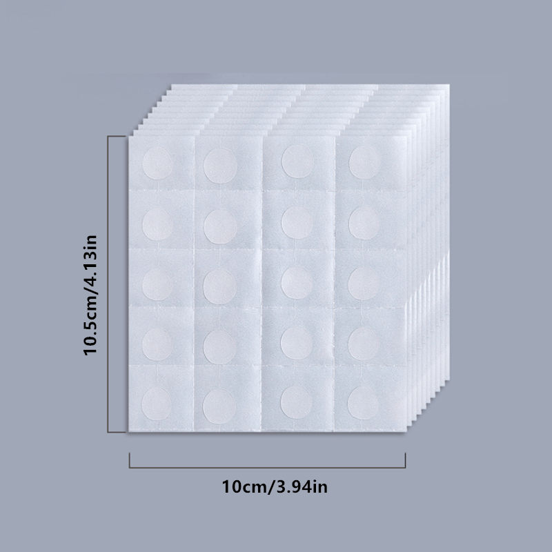 200pcs Transparent Dot Adhesive Tape for Scrapbook Crafts