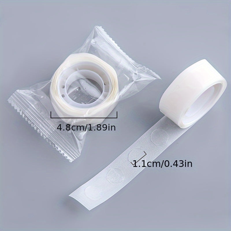 200pcs Transparent Dot Adhesive Tape for Scrapbook Crafts