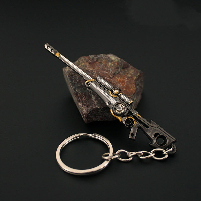 1pc Creative Alloy Keychain Mini Key Chain Keyring Pendant Decoration