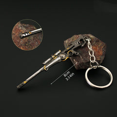 1pc Creative Alloy Keychain Mini Key Chain Keyring Pendant Decoration