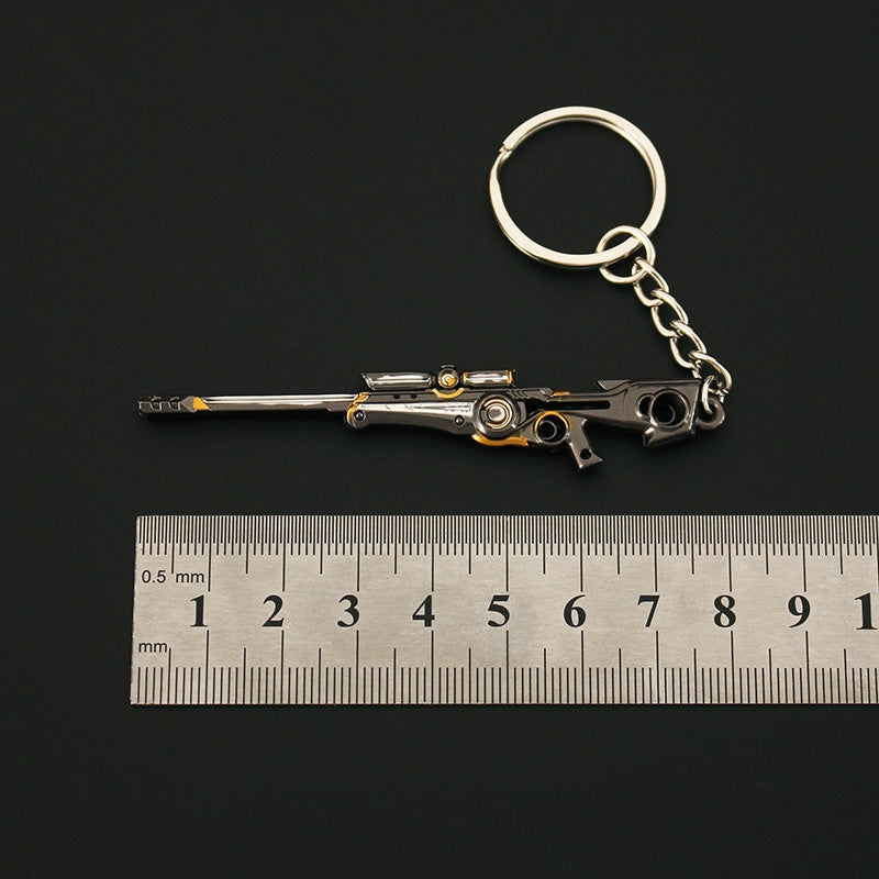 1pc Creative Alloy Keychain Mini Key Chain Keyring Pendant Decoration
