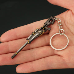 1pc Creative Alloy Keychain Mini Key Chain Keyring Pendant Decoration